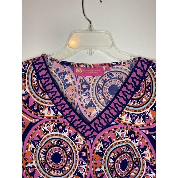 Macbeth Collection Dress Margaret Josephs Sz X-Small Pink Pullover Stretchy EUC - Picture 2 of 6